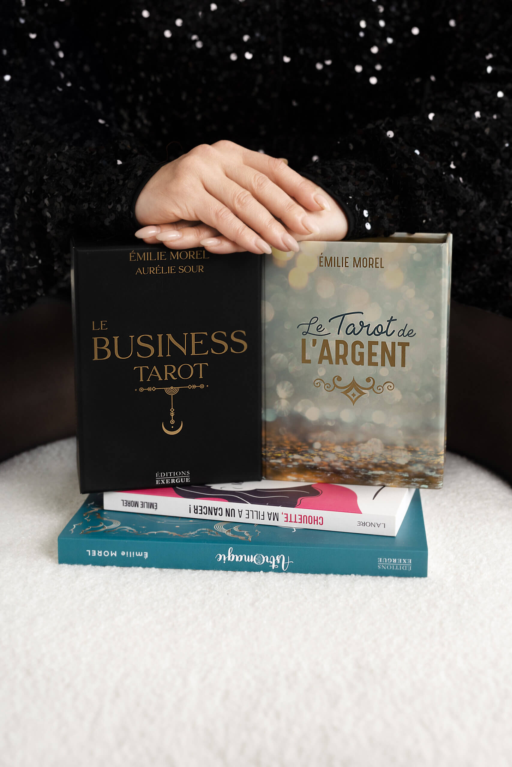 Livres et tarots d'Émilie Morel